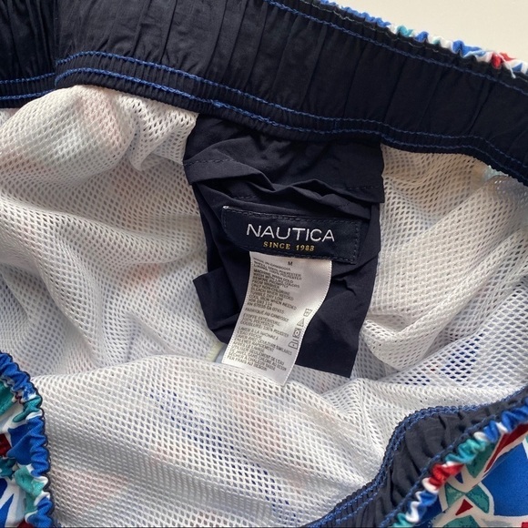 Nautica Men’s Colorful Abstract Swim Trunks - Picture 7 of 7